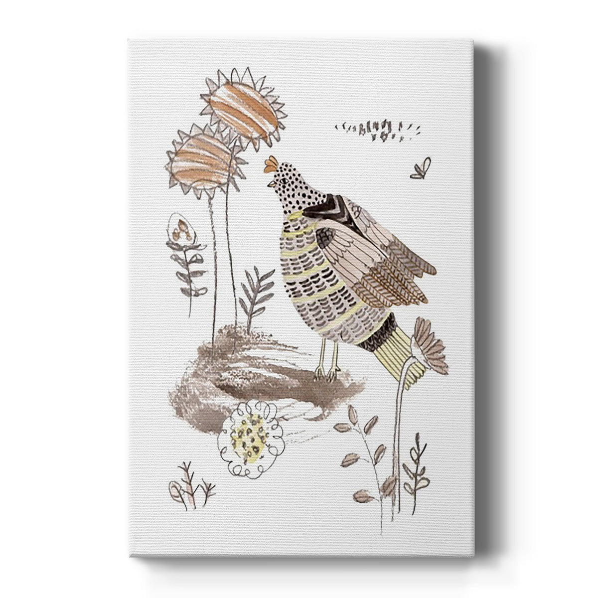 Glowing Garden at Dusk IV - Canvas Art Print