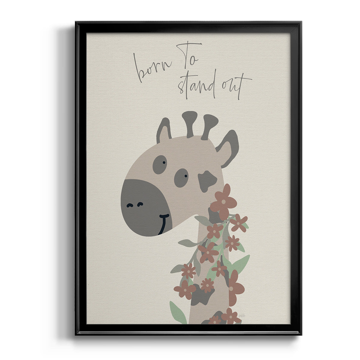 Born To Stand Out Premium Framed Print - Ready to Hang