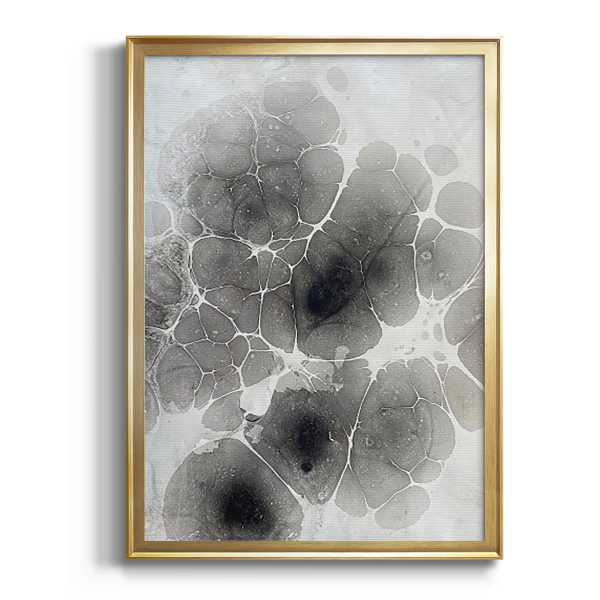Sepia Botanical Journal I - Modern Framed Canvas Print