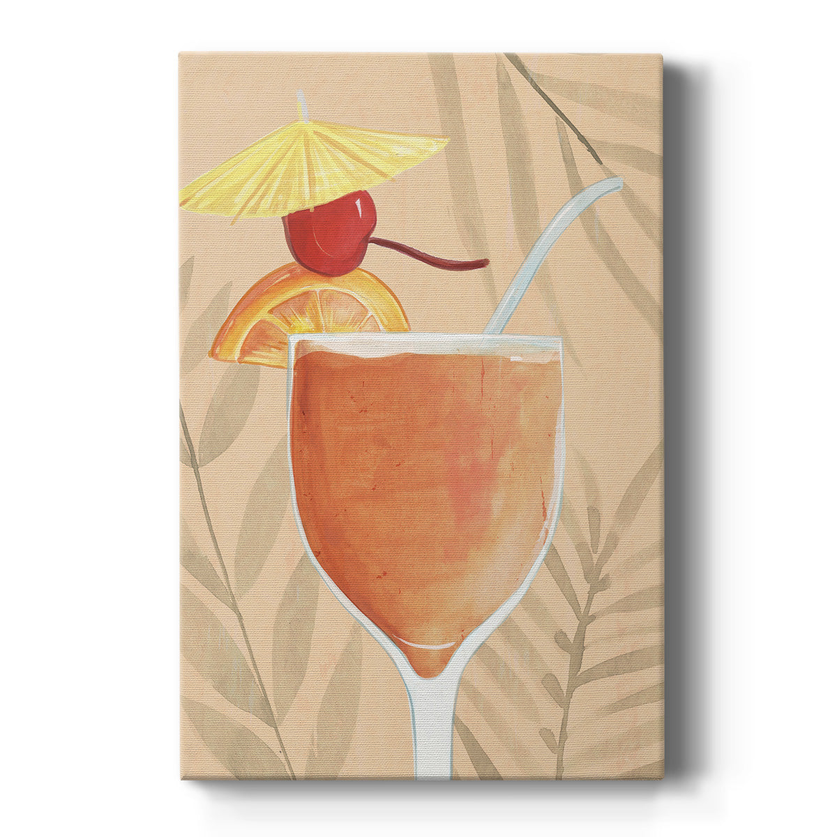 Tropical Cocktail I - Canvas Art Print