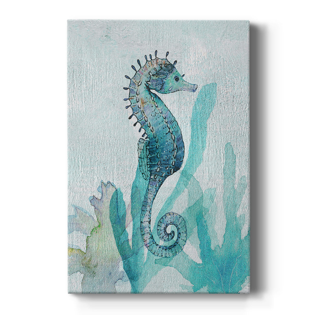Seahorse I Premium Gallery Wrapped Canvas - Ready to Hang