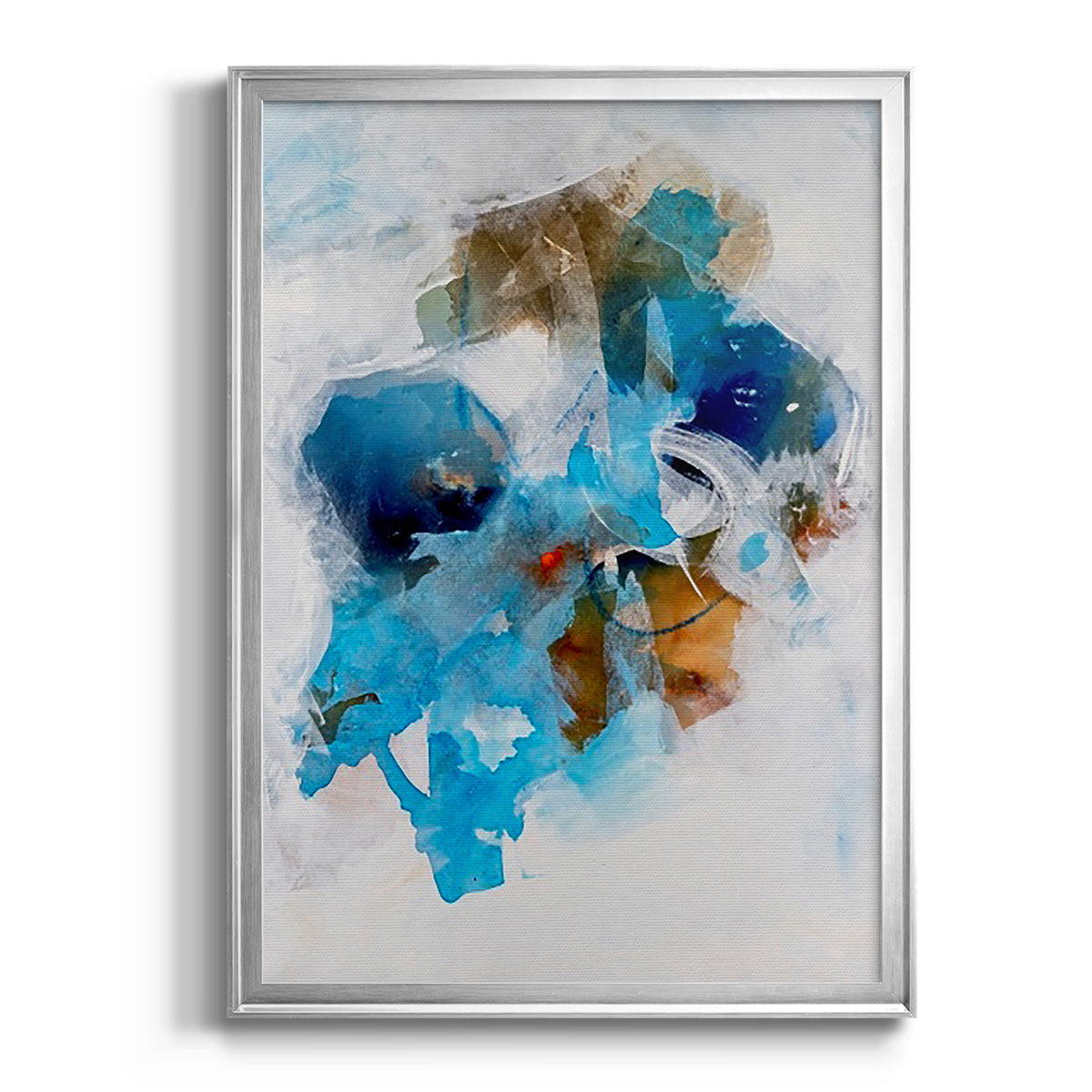 Misty Blue I Premium Framed Print - Ready to Hang