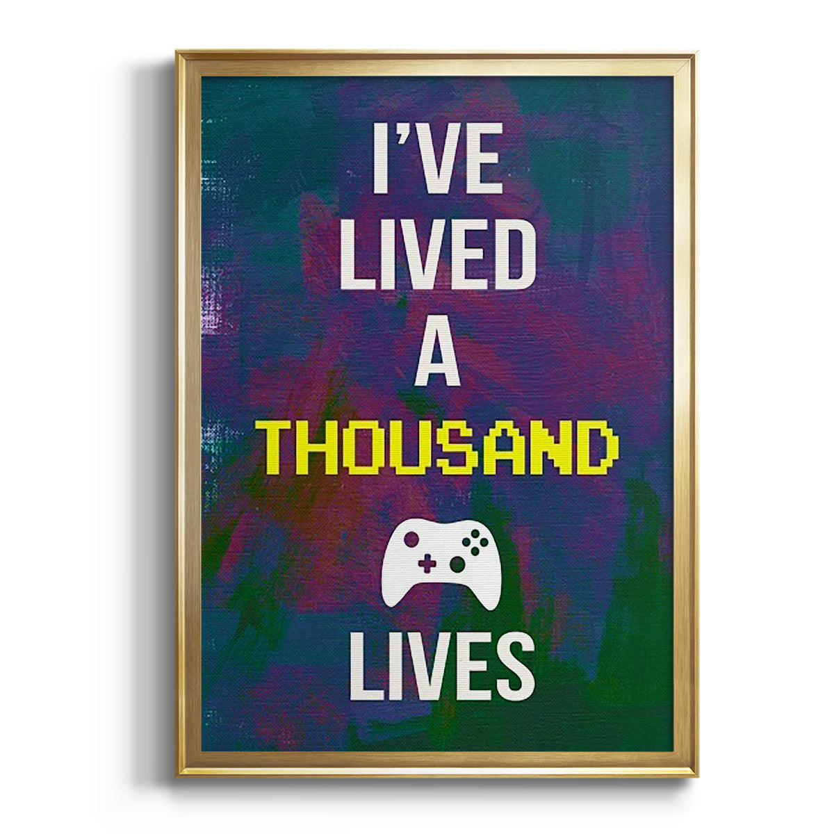 Soft Half Shell I - Modern Framed Canvas Print