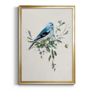 Bluebird Happy I Premium Framed Print - Ready to Hang