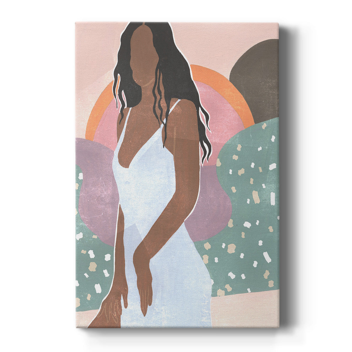 Curly Lady I - Canvas Art Print