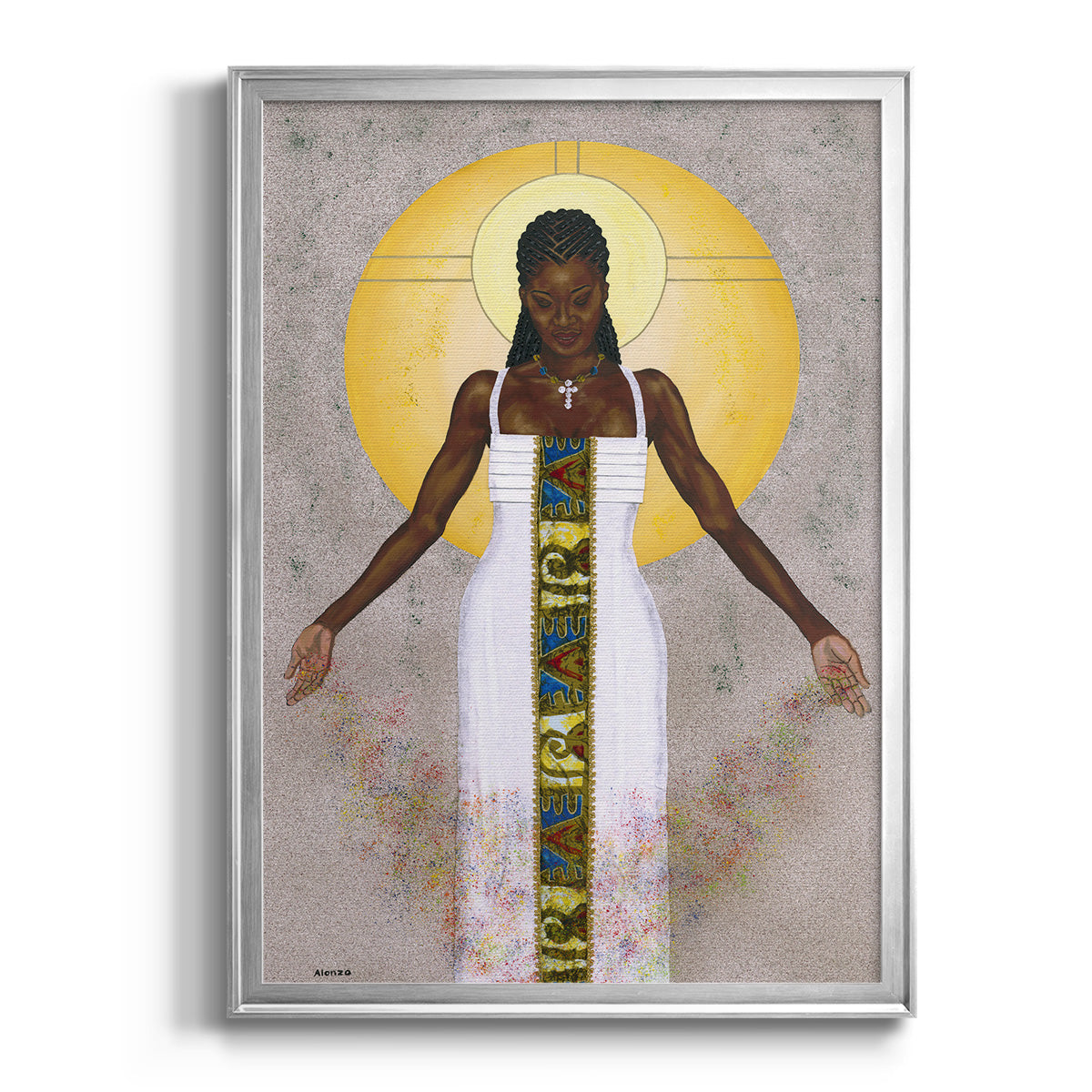 Her Peace Premium Framed Print - Ready to Hang