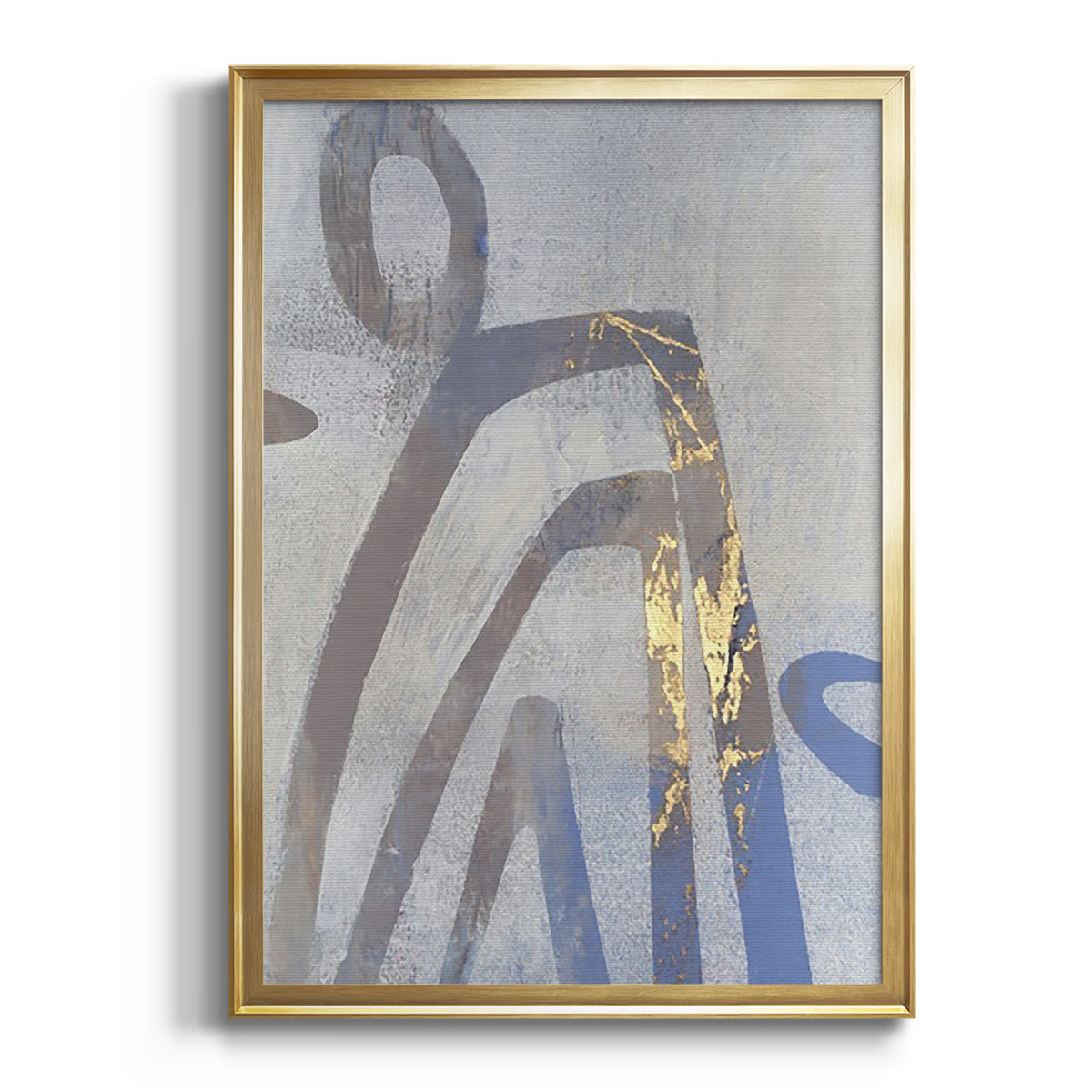 Soft Half Shell I - Modern Framed Canvas Print