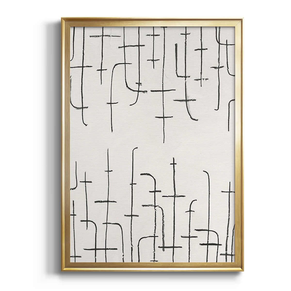 Soft Half Shell I - Modern Framed Canvas Print