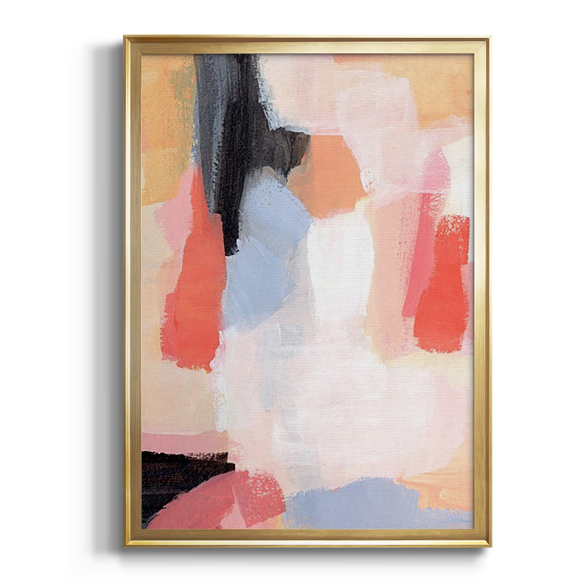 Soft Half Shell I - Modern Framed Canvas Print