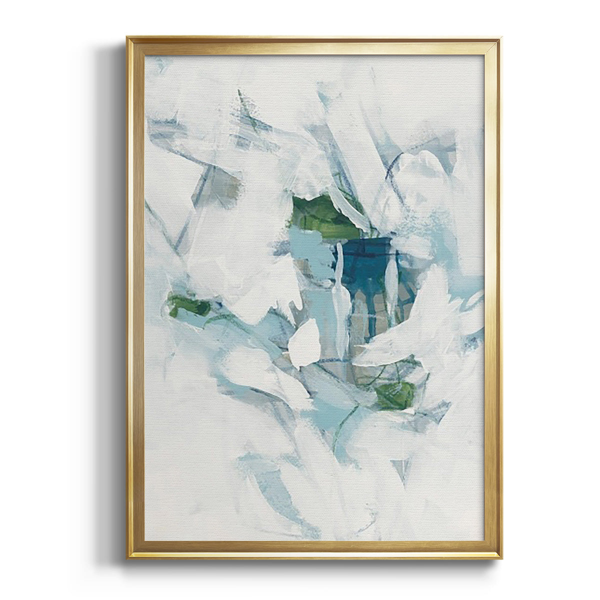 Soft Half Shell I - Modern Framed Canvas Print