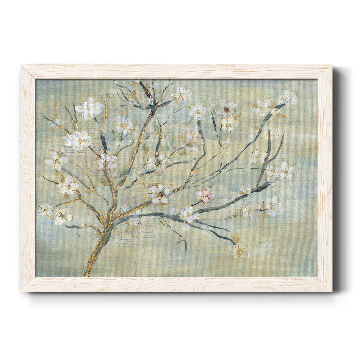 Blossoms & Spring Rain-Premium Framed Canvas - Ready to Hang
