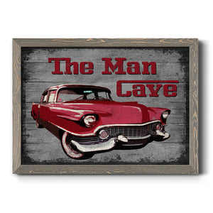 The Man Cave-Premium Framed Canvas - Ready to Hang