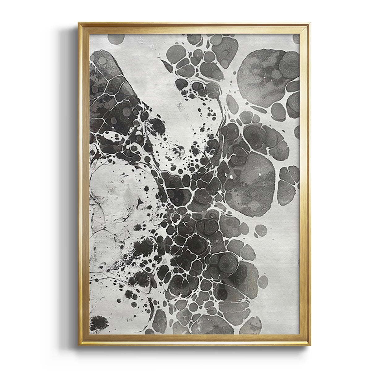 Sepia Botanical Journal I - Modern Framed Canvas Print