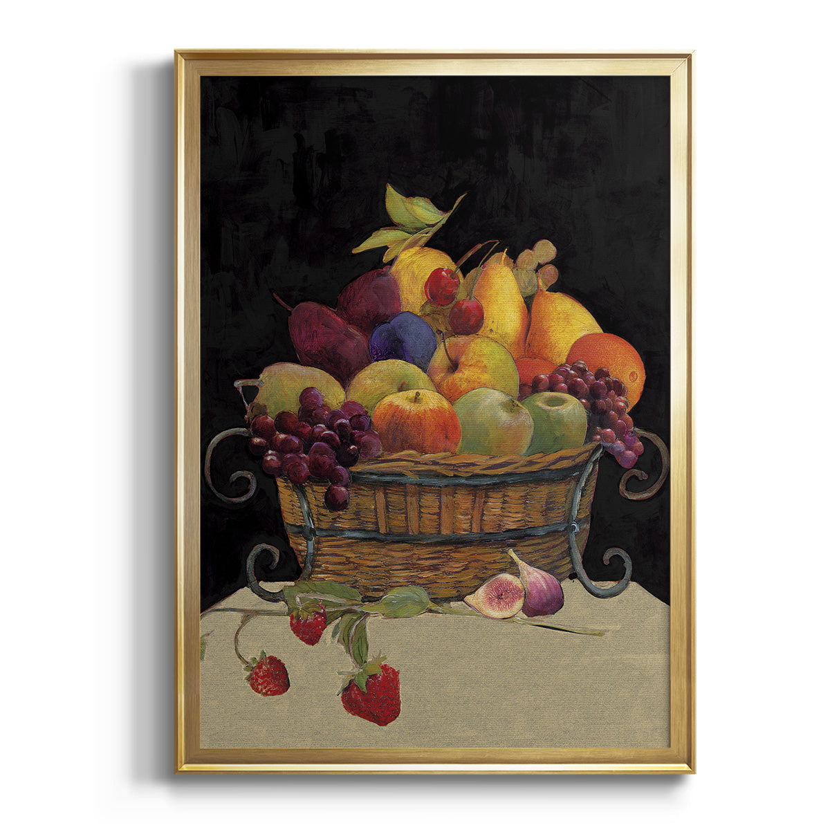 Fruit Basket I Revisit Premium Framed Print - Ready to Hang