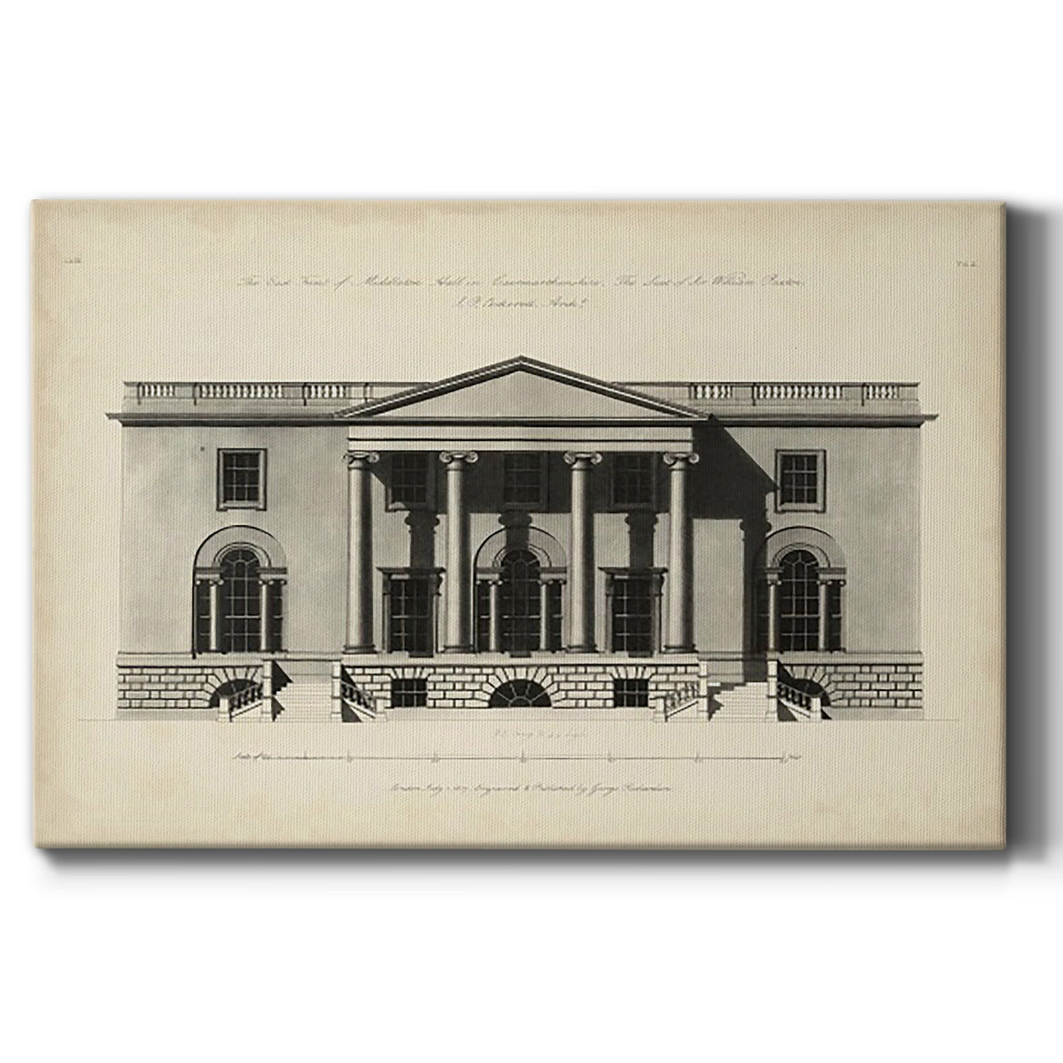 Richardson Architecture I - Canvas Art Print