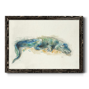 Alligator-Premium Framed Canvas - Ready to Hang