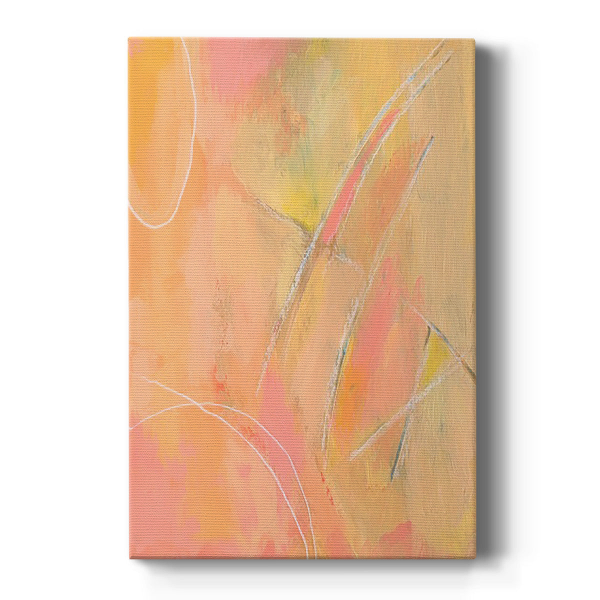 Peach Bliss III Premium Gallery Wrapped Canvas - Ready to Hang