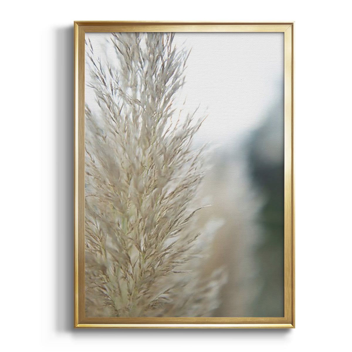 Sepia Botanical Journal I - Modern Framed Canvas Print