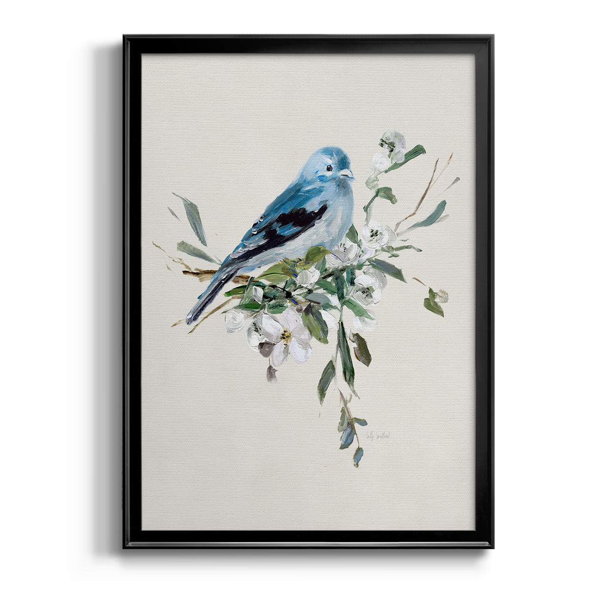 Bluebird Happy I Premium Framed Print - Ready to Hang