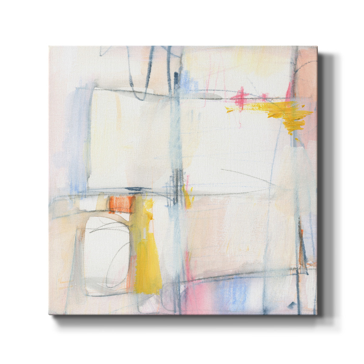 Pastel Meld I-Premium Gallery Wrapped Canvas - Ready to Hang