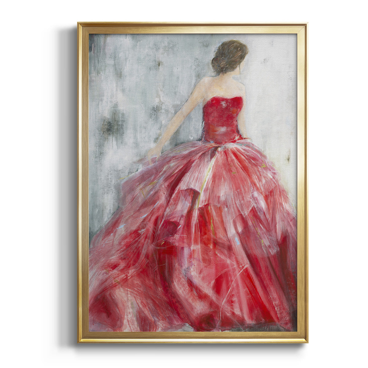 Sepia Botanical Journal I - Modern Framed Canvas Print