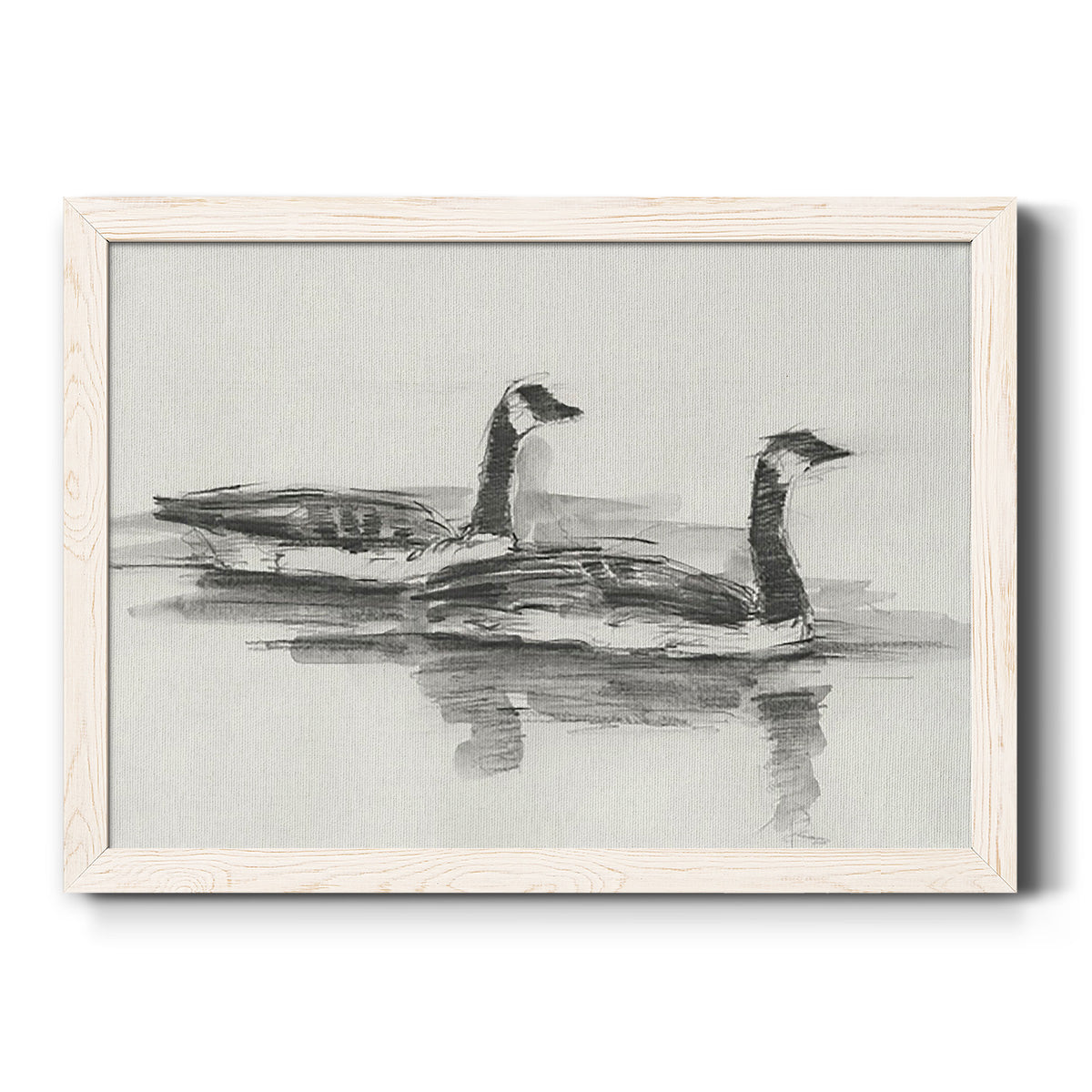 Geese Study I-Premium Framed Canvas - Ready to Hang