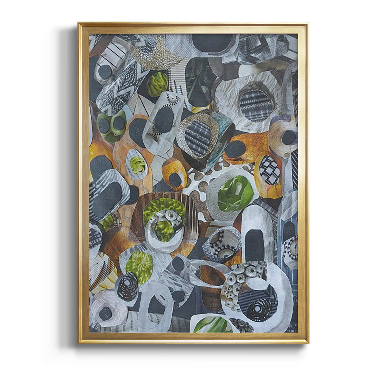 Soft Half Shell I - Modern Framed Canvas Print