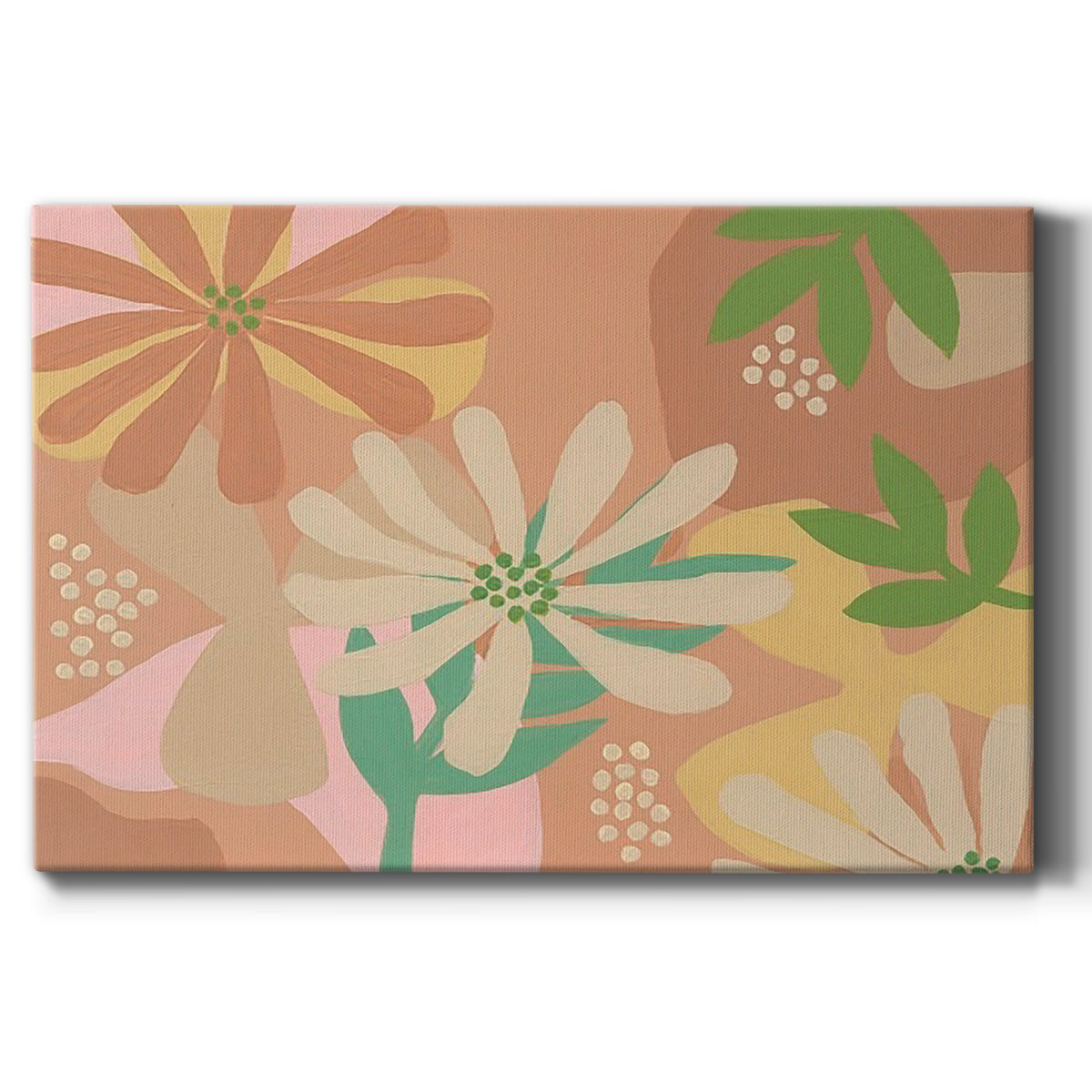 Neutral Blooms III Premium Gallery Wrapped Canvas - Ready to Hang