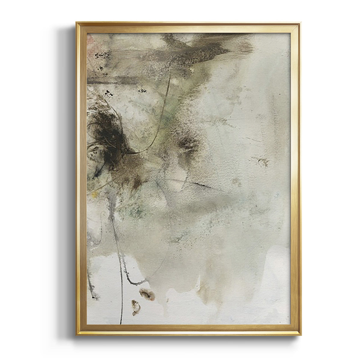 Soft Half Shell I - Modern Framed Canvas Print