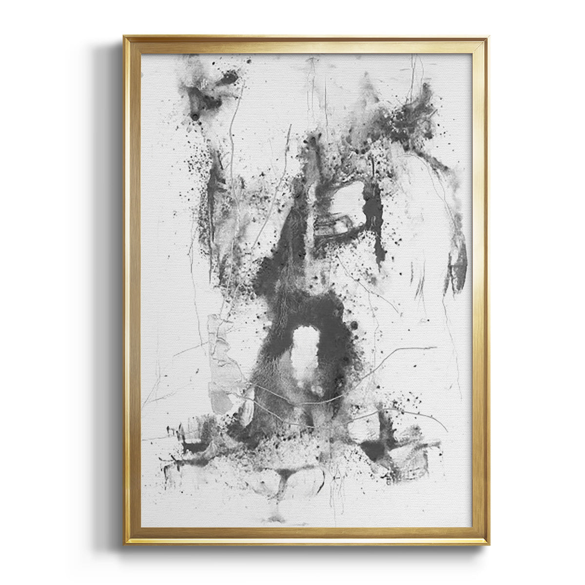 Soft Half Shell I - Modern Framed Canvas Print