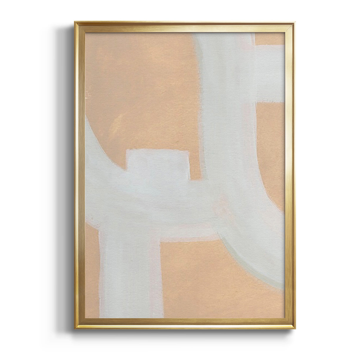 Soft Half Shell I - Modern Framed Canvas Print