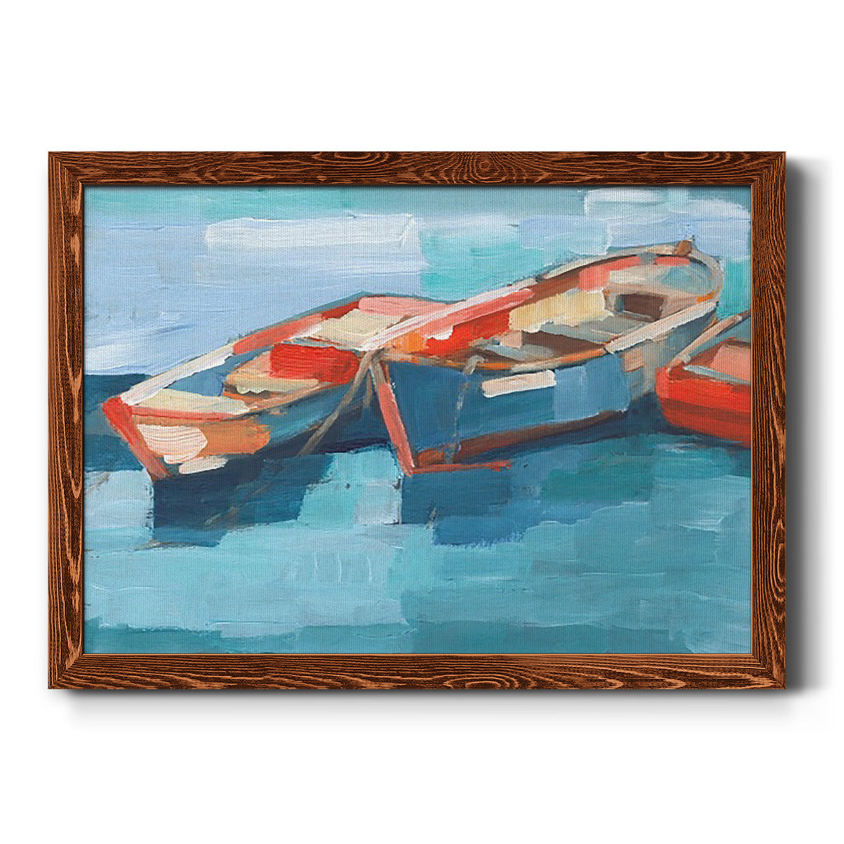 Primary Boats I-Premium Framed Canvas - Ready to Hang