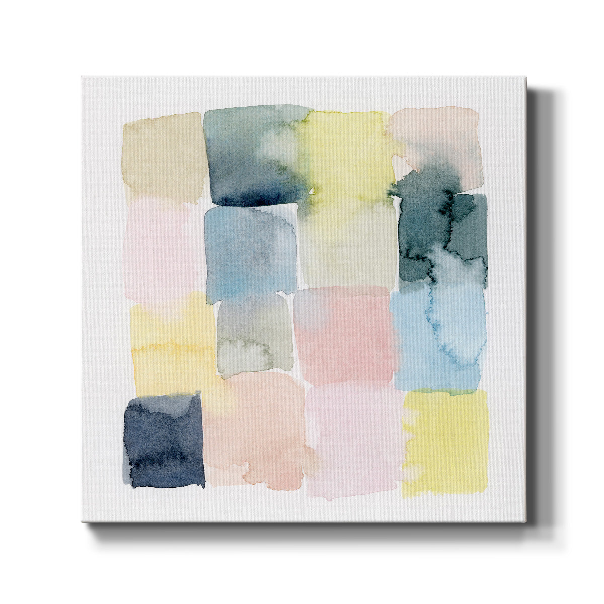 Pastel Patches I-Premium Gallery Wrapped Canvas - Ready to Hang