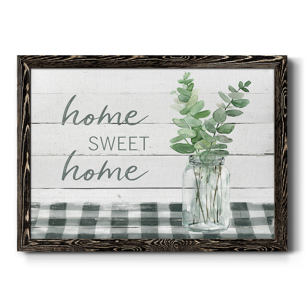 Eucalyptus Home Sweet Home-Premium Framed Canvas - Ready to Hang