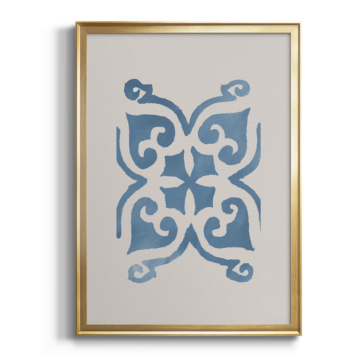 Soft Half Shell I - Modern Framed Canvas Print