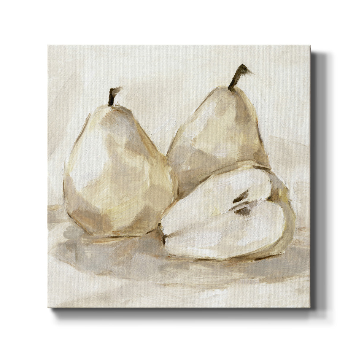 White Pear Study I - Canvas Art Print