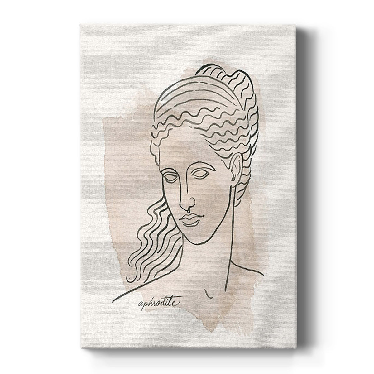 Greek Busts V Premium Gallery Wrapped Canvas - Ready to Hang