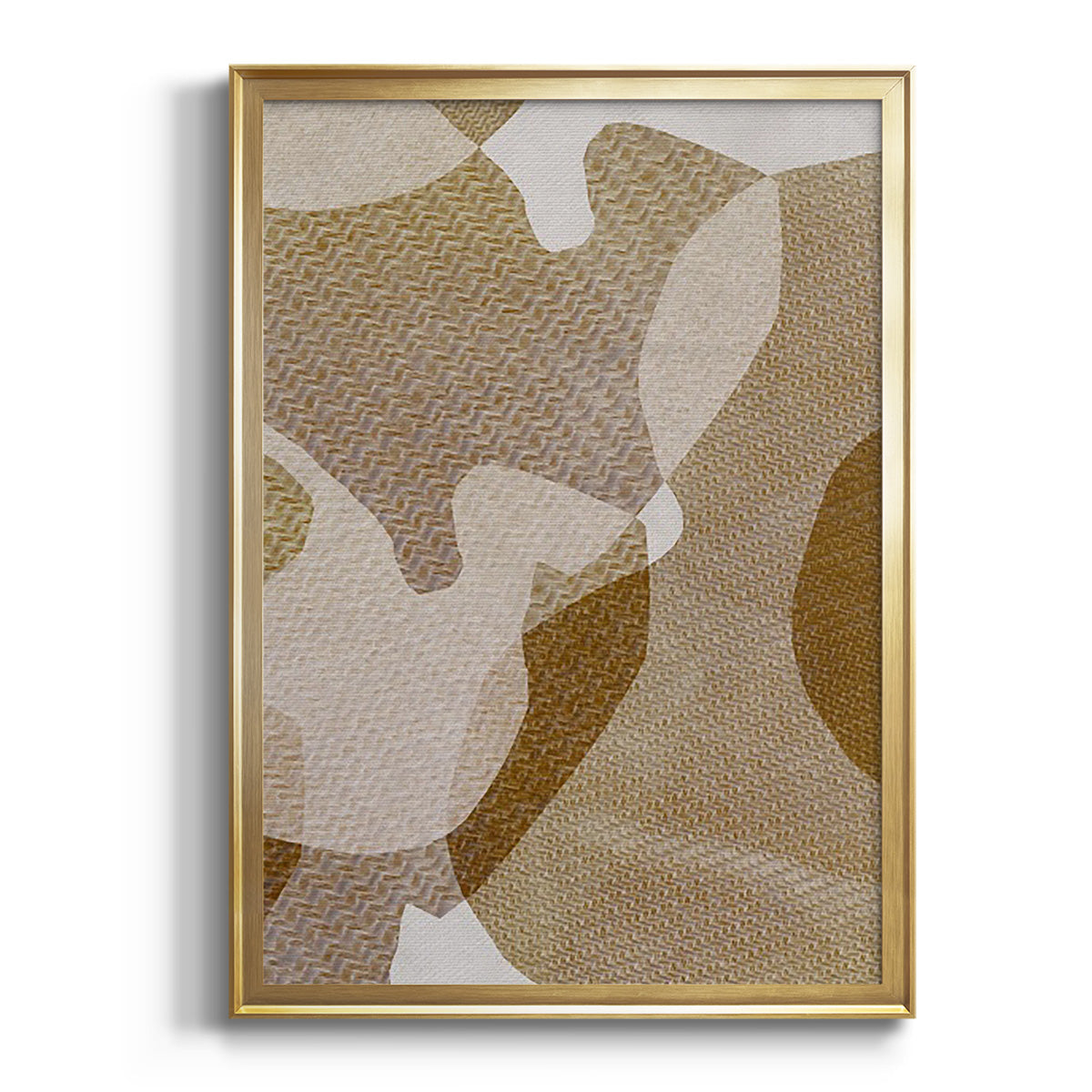 Soft Half Shell I - Modern Framed Canvas Print