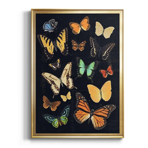 Sepia Botanical Journal I - Modern Framed Canvas Print