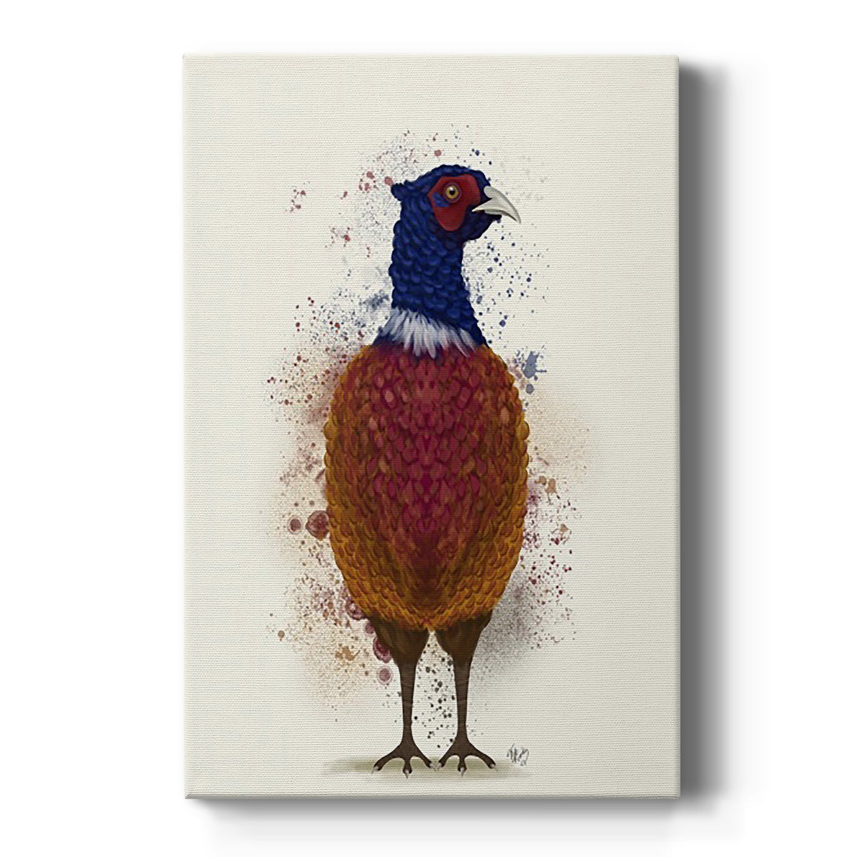 Pheasant Splash 3 - Canvas Art Print