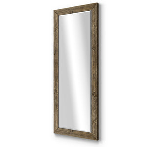 Barnwood Wood Framed with Beveled Edge Mirror