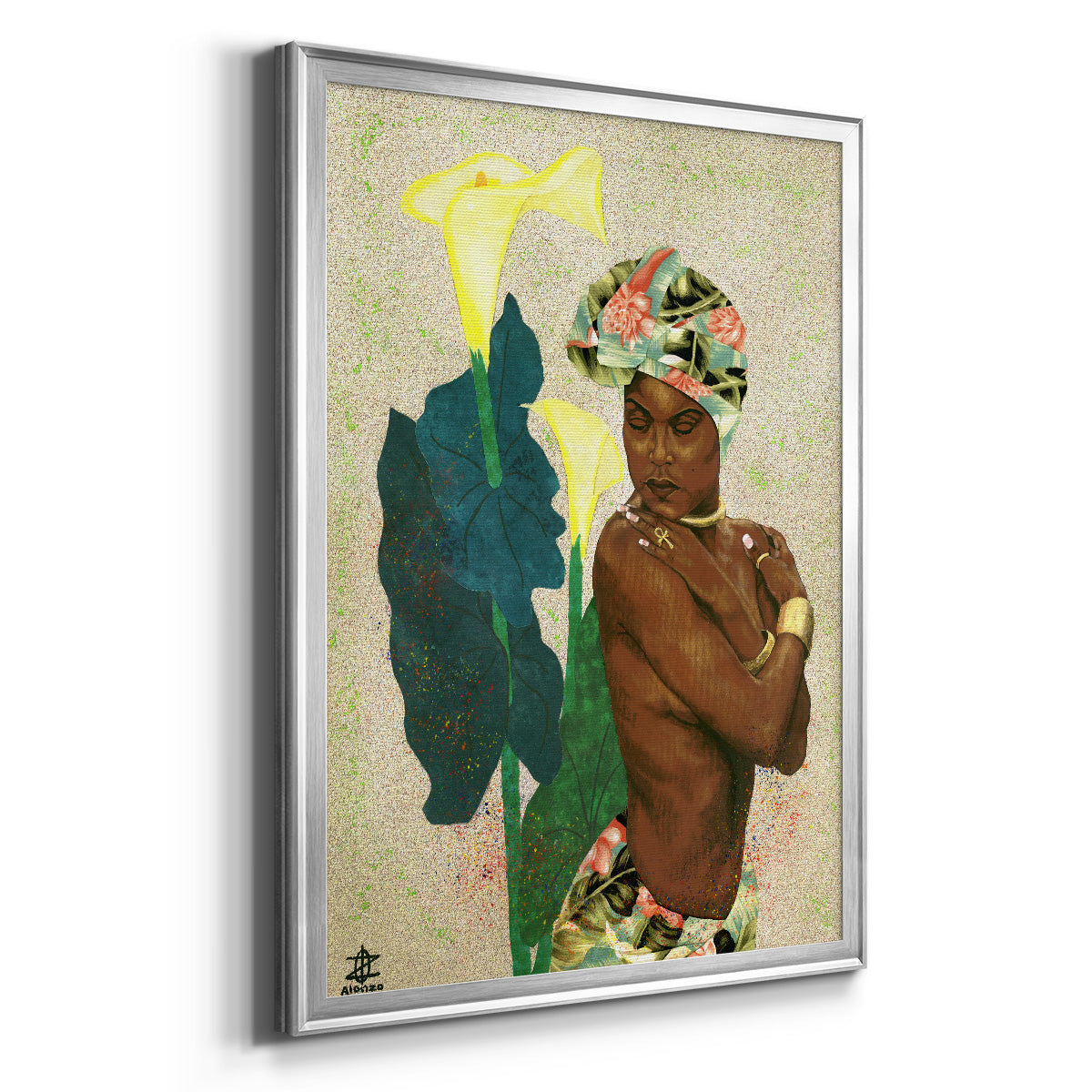 Woman Strong II Premium Framed Print - Ready to Hang
