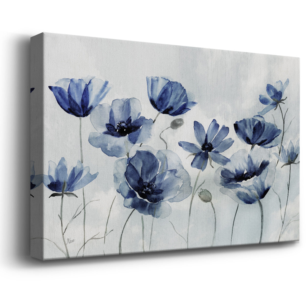 Indigo Spring Awakening Premium Gallery Wrapped Canvas - Ready to Hang