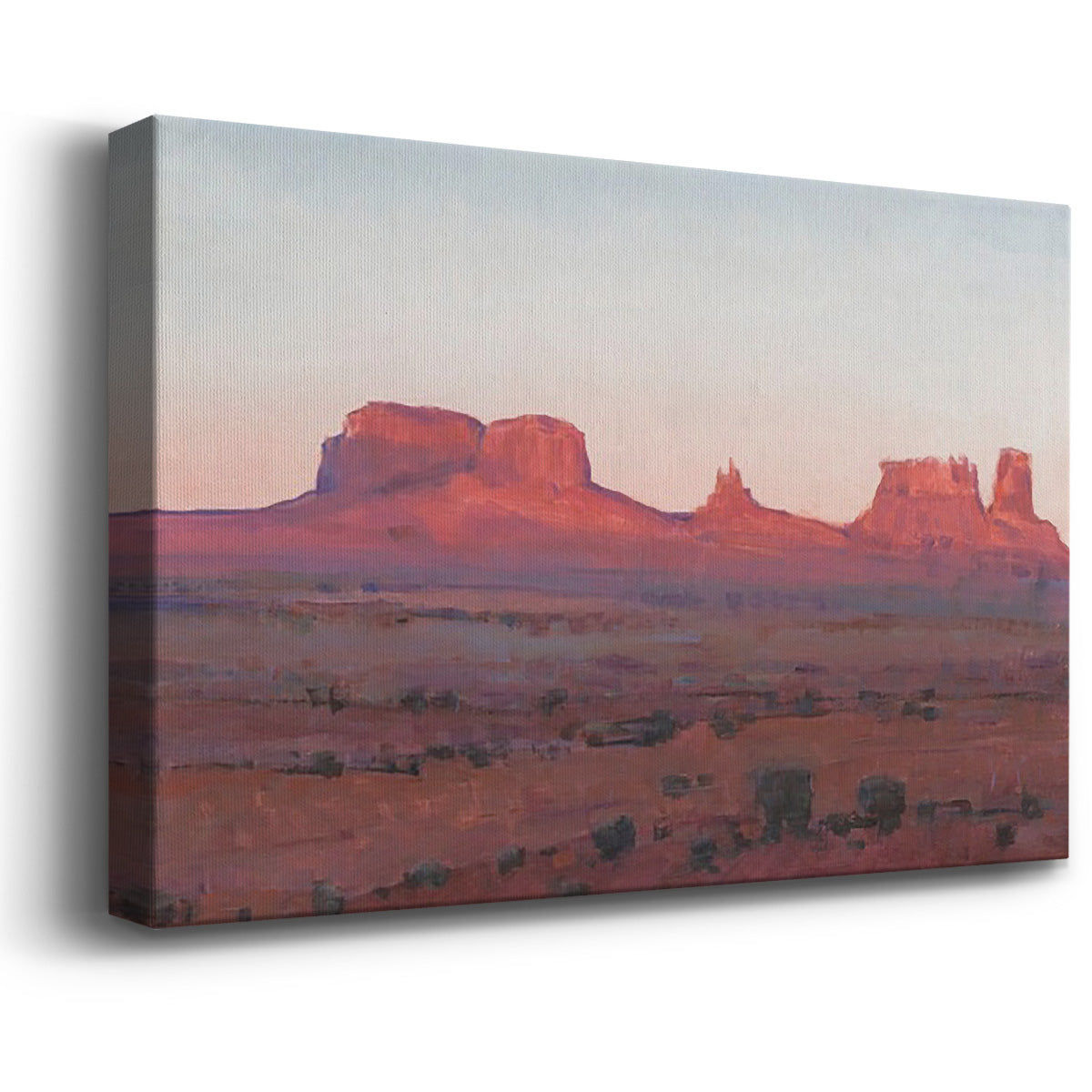 Red Rocks at Dusk II Premium Gallery Wrapped Canvas - Ready to Hang