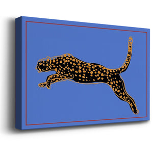 The Wild Leopard I Premium Gallery Wrapped Canvas - Ready to Hang