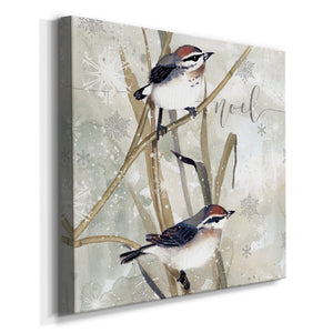 Winter Birds Noel-Premium Gallery Wrapped Canvas - Ready to Hang
