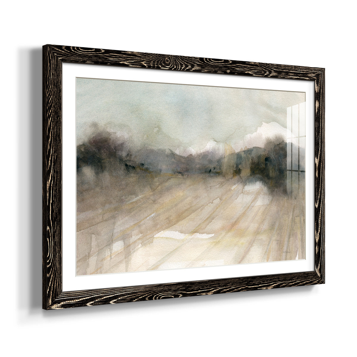 Abstract Field-Premium Framed Print - Ready to Hang