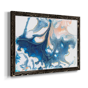 Dancing Blue I-Premium Framed Canvas - Ready to Hang