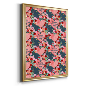 Sweet Hearts Collection E Premium Framed Print - Ready to Hang