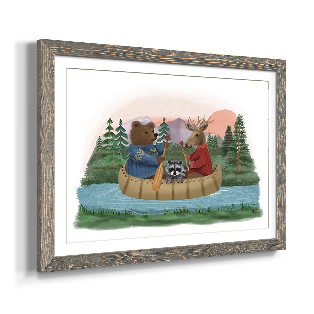 River Trip-Premium Framed Print - Ready to Hang
